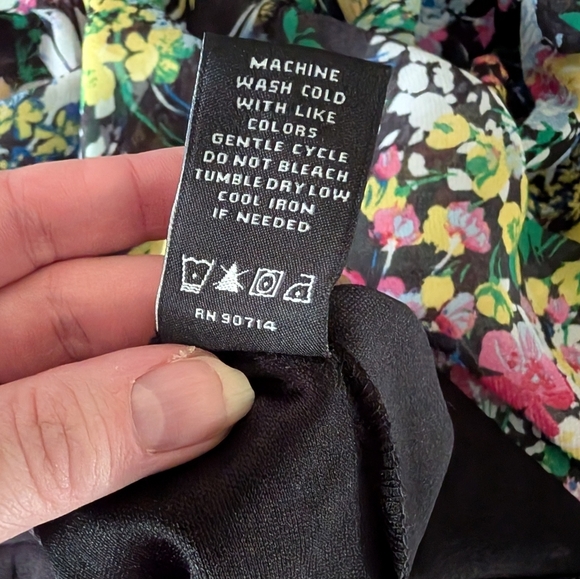 J.B.S. Floral Asymmetrical Midi Dress Size 14 (New) - Picture 10 of 11